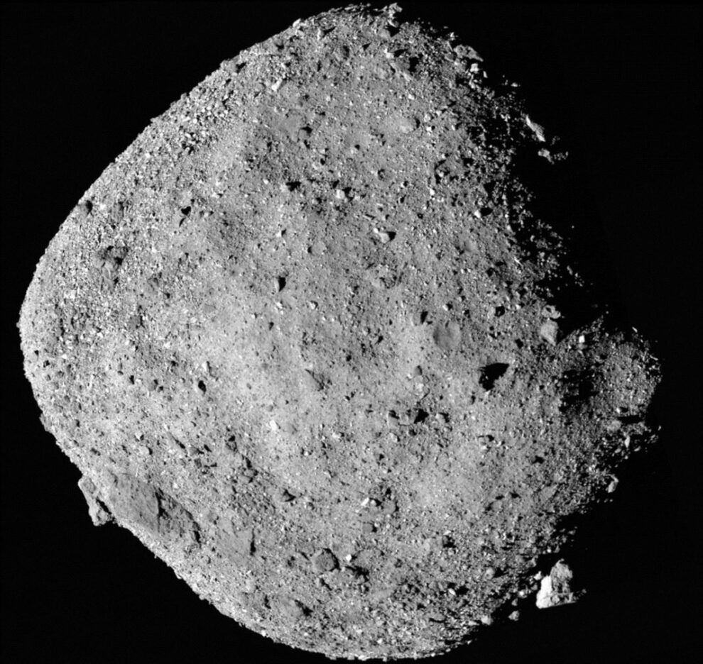 Muestra de asteroide Bennu traída por la NASA