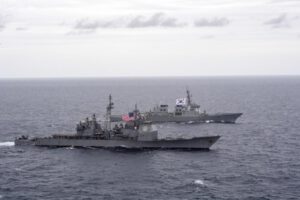 Maniobras navales entre Corea del Sur y EE.UU. en el Mar del Este