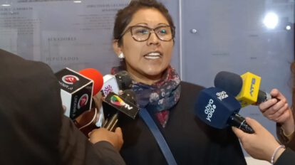 Congreso del MAS con la diputada Gladys Quispe