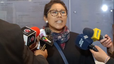 Congreso del MAS con la diputada Gladys Quispe
