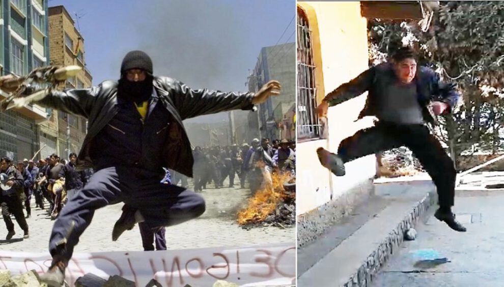 ninja alteño en exposición fotográfica sobre movilizaciones de 2003