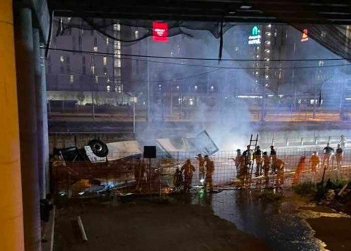 Accidente de autobús en Italia deja 21 muertos