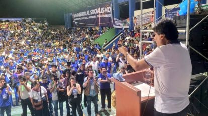 Evo Morales candidato presidencial del MAS para las elecciones de 2025