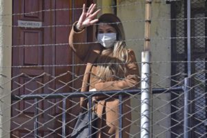 Jeanine Áñez en la cárcel de Mujeres de Miraflores, en La Paz