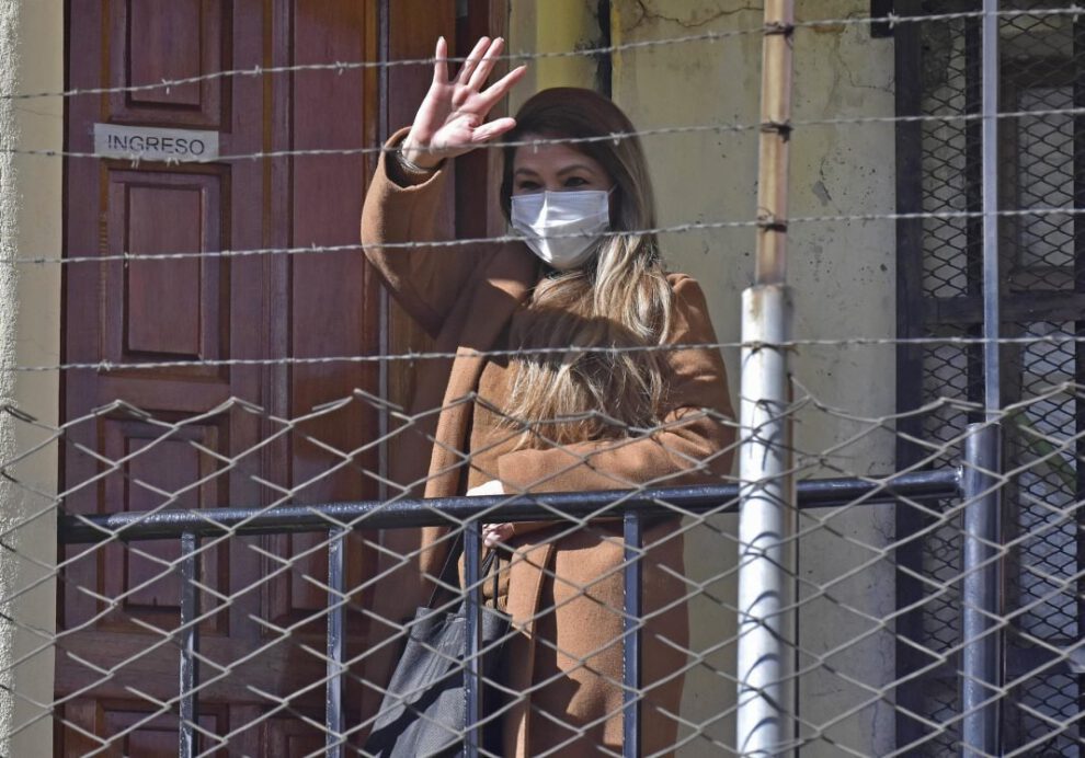 Jeanine Áñez en la cárcel de Mujeres de Miraflores, en La Paz