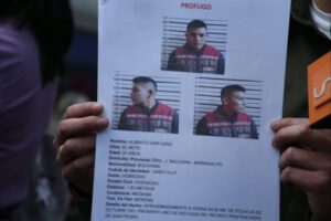 Fotografía del reo prófugo Alberto Cari Lero