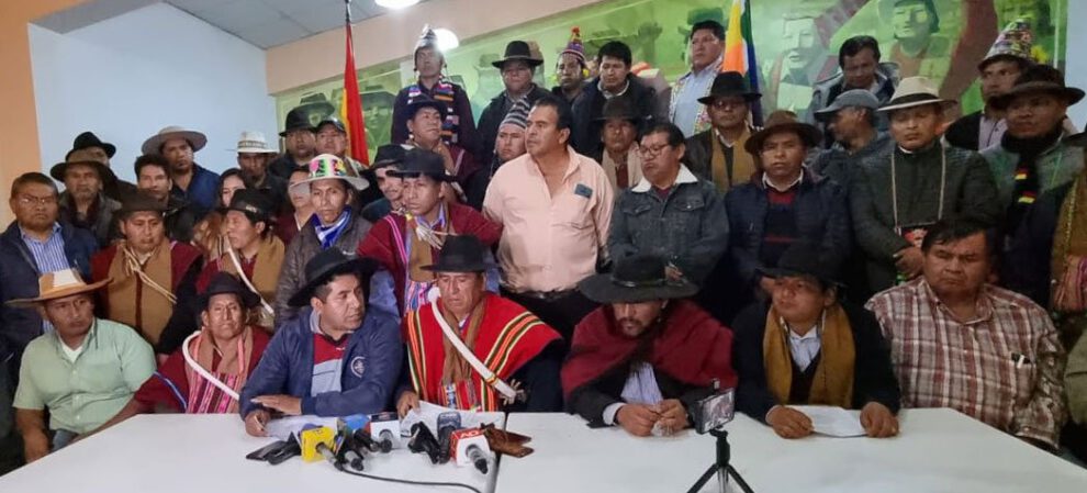 Cabildo del Pacto de Unidad supervisado por el Tribunal Supremo Electoral