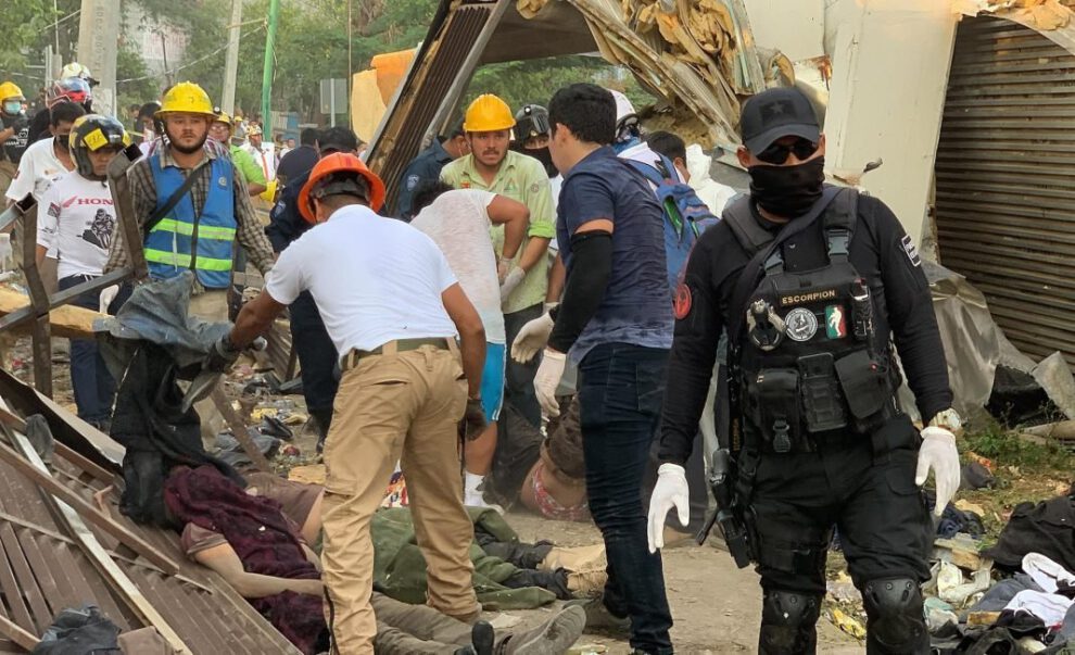 Accidente de migrantes en Oaxaca