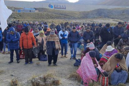 Escasez de agua en Bolivia
