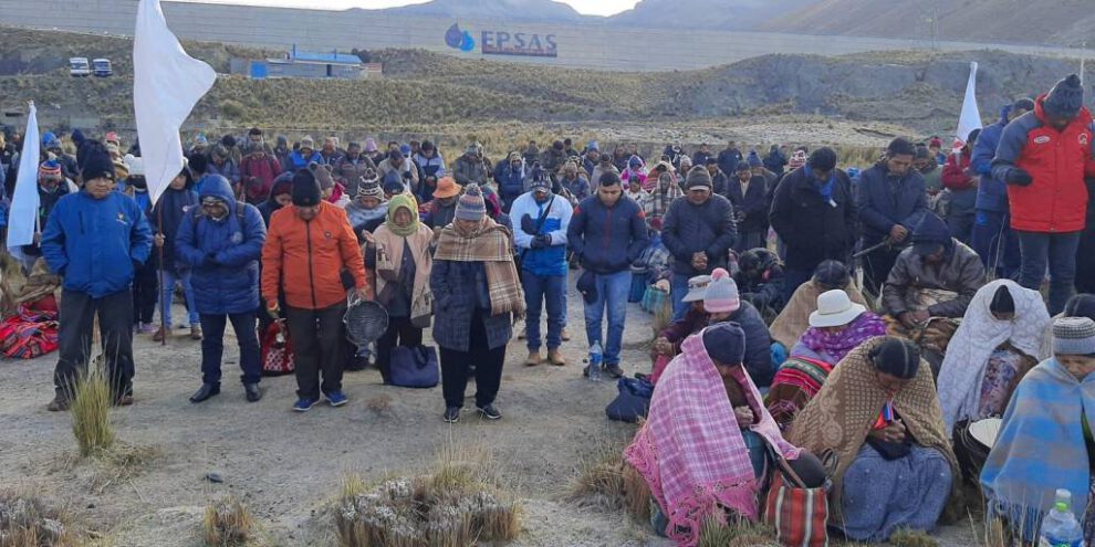 Escasez de agua en Bolivia