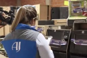 Operativo sorpresa de la AJ incauta 41 máquinas tragamonedas en Santa Cruz