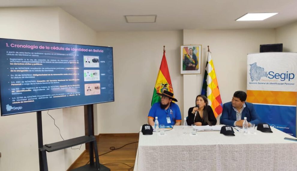nueva cédula de identidad en Bolivia con medidas de seguridad avanzadas
