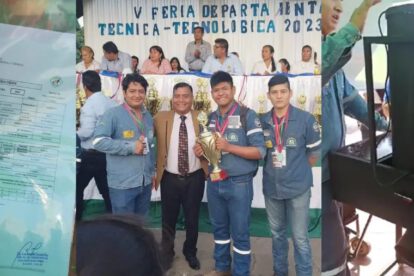 Máquina desinfectadora de hojas de coca creada por estudiantes del ITSC