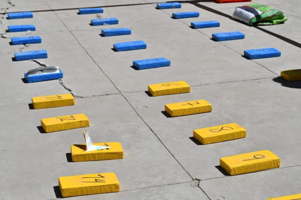 Cocaína transportada a Chile