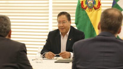 Presidente Arce dialoga sobre sustitución de importaciones