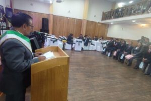 Acto en honor al ingeniero boliviano