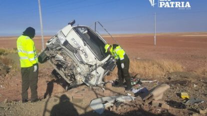 Accidente de tránsito en Pisiga-Oruro