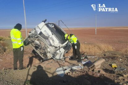 Accidente de tránsito en Pisiga-Oruro