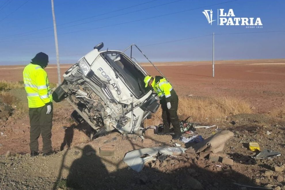 Accidente de tránsito en Pisiga-Oruro