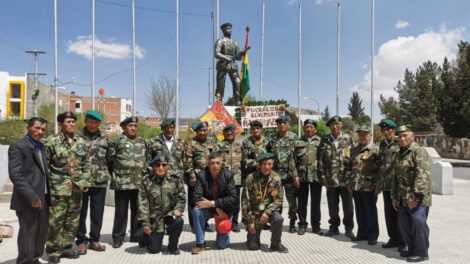 Beneméritos de Ñancahuazú recuerdan 56 años de la muerte de sus compañeros