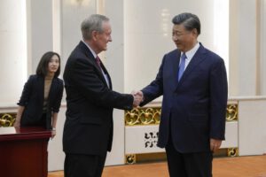 Relación entre Estados Unidos y China en reunión de senadores