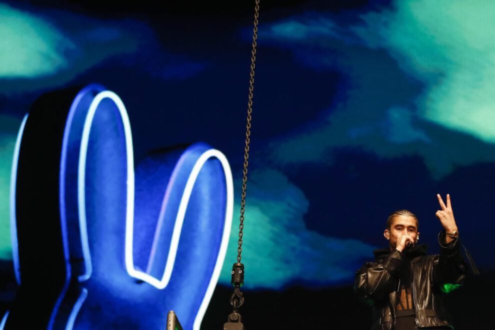 Fotografía de archivo del cantante puertorriqueño, Bad Bunny