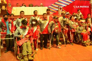 Selección orureña de básquetbol sobre silla de ruedas lista para la Copa Bolivia