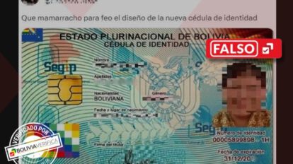 Diseño de nueva cédula que circula en redes sociales