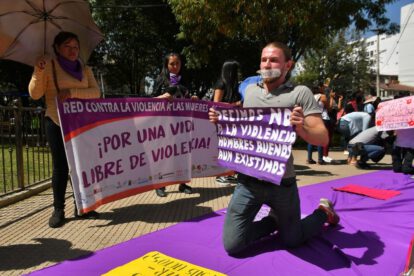 Feminicidios en Bolivia: Protesta por el maltrato machista y la violencia de género