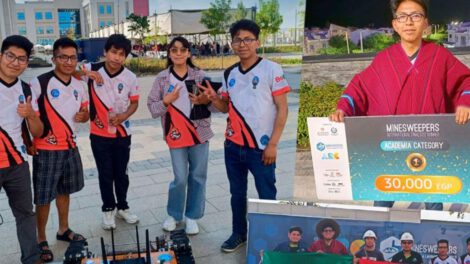 Bolivia campeón mundial robótica en la Minesweepers International Competition 2023