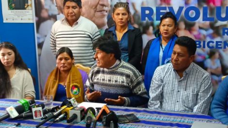 Denuncia contra hijo de Arce por Evo Morales