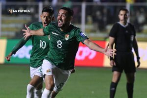 Henry Vaca en su regreso a la selección boliviana
