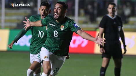 Henry Vaca en su regreso a la selección boliviana