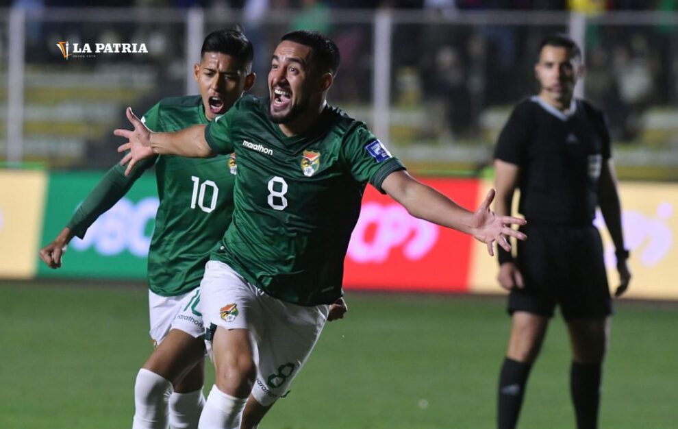 Henry Vaca en su regreso a la selección boliviana