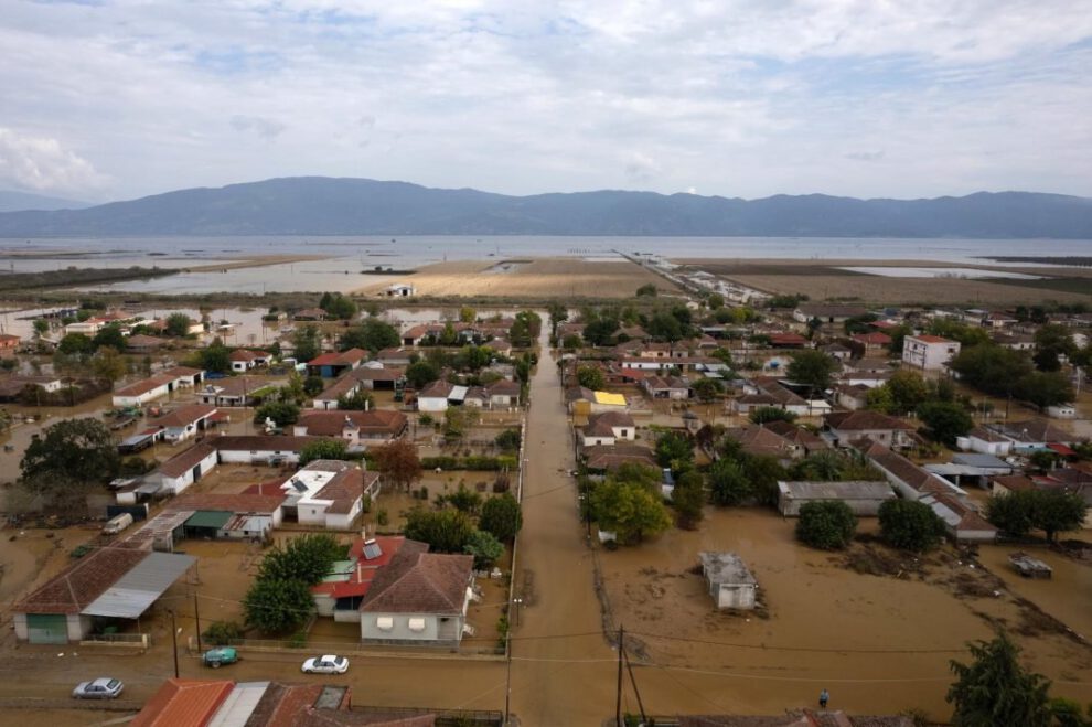 Imagen de archivo de herramienta para prevenir inundaciones en Europa