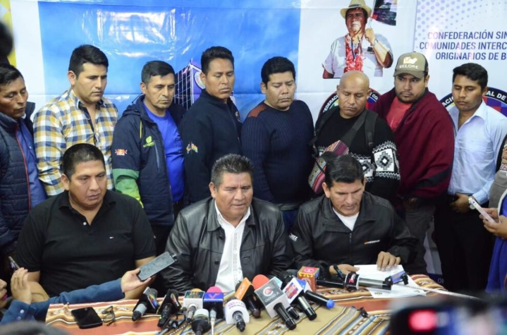Cabildo en El Alto convocado por la Confederación de Interculturales