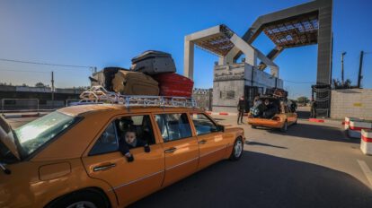 Salida de ciudadanos estadounidenses de Gaza a través del paso fronterizo de Rafah