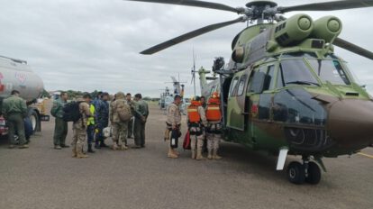 Helicóptero se estrella en Parque Nacional Tunari