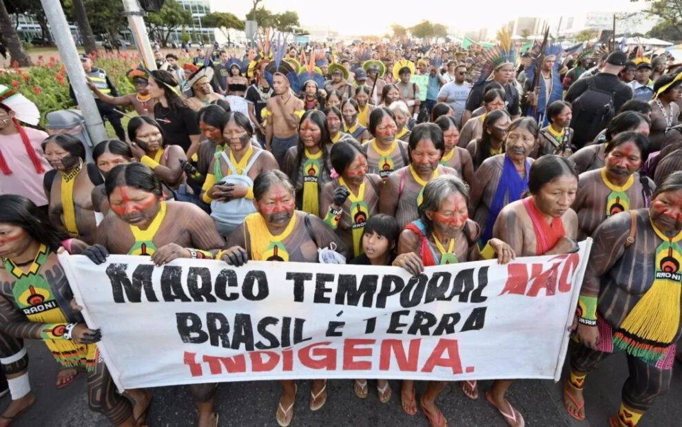 Tierra indígena en Brasil y la tesis del marco temporal