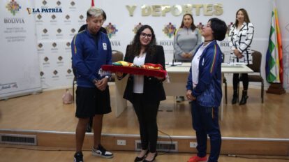 Conrado Moscoso abanderado de Bolivia en los Juegos Panamericanos