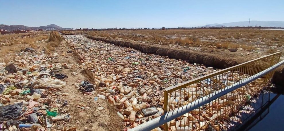 Protección del lago Uru Uru mediante rejas y biofiltración
