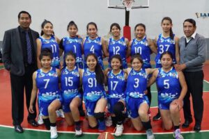 Selección de Oruro en el certamen nacional de básquetbol U-17