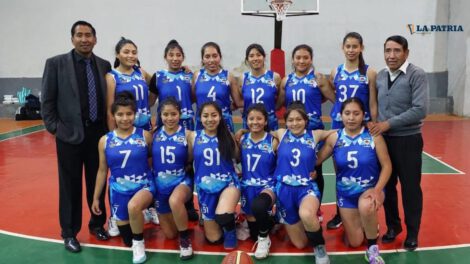 Selección de Oruro en el certamen nacional de básquetbol U-17