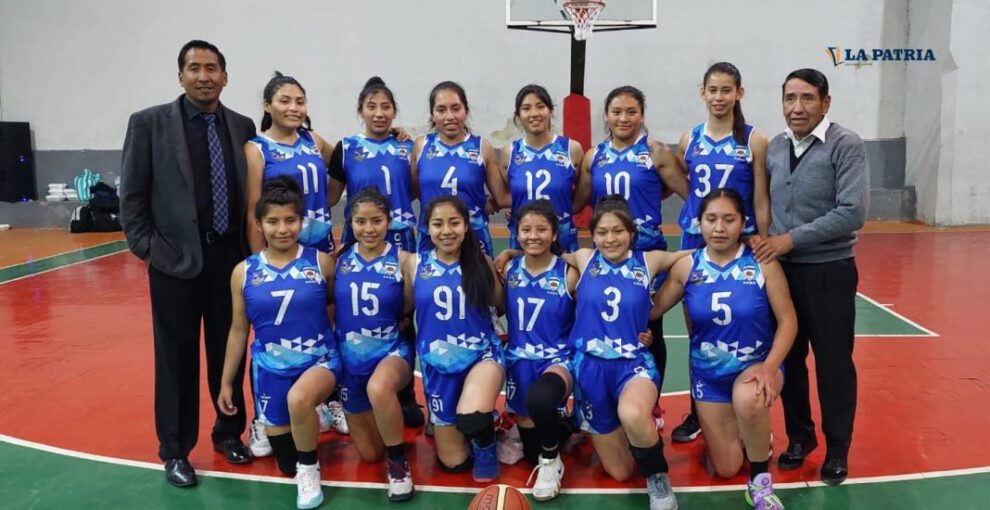 Selección de Oruro en el certamen nacional de básquetbol U-17