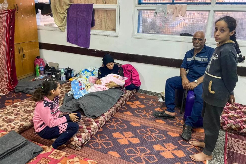 Dar a luz bajo bombardeos en Gaza