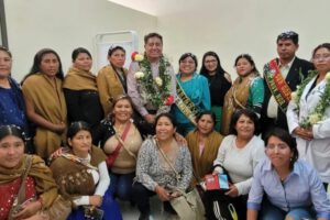 Inauguración del consultorio médico forense en Coroico