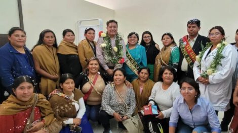 Inauguración del consultorio médico forense en Coroico