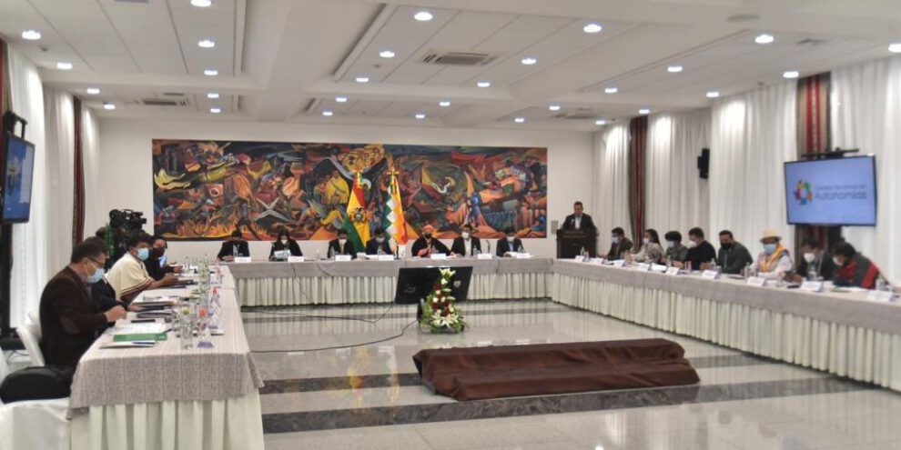 Consejo Nacional de Autonomías y la sequía en Bolivia