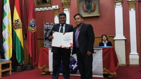 Colegio Departamental de Comunicadores de Oruro celebra su XXIII aniversario