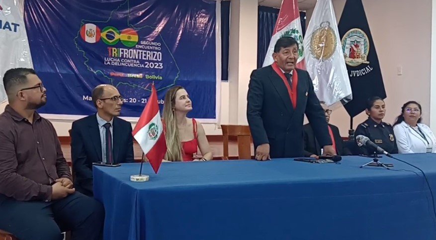Encuentro transfronterizo entre Perú, Brasil y Bolivia en Puerto Maldonado